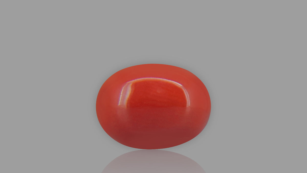 Buy 1.94 Carat Red Coral Stone from Only Natural Gemstones