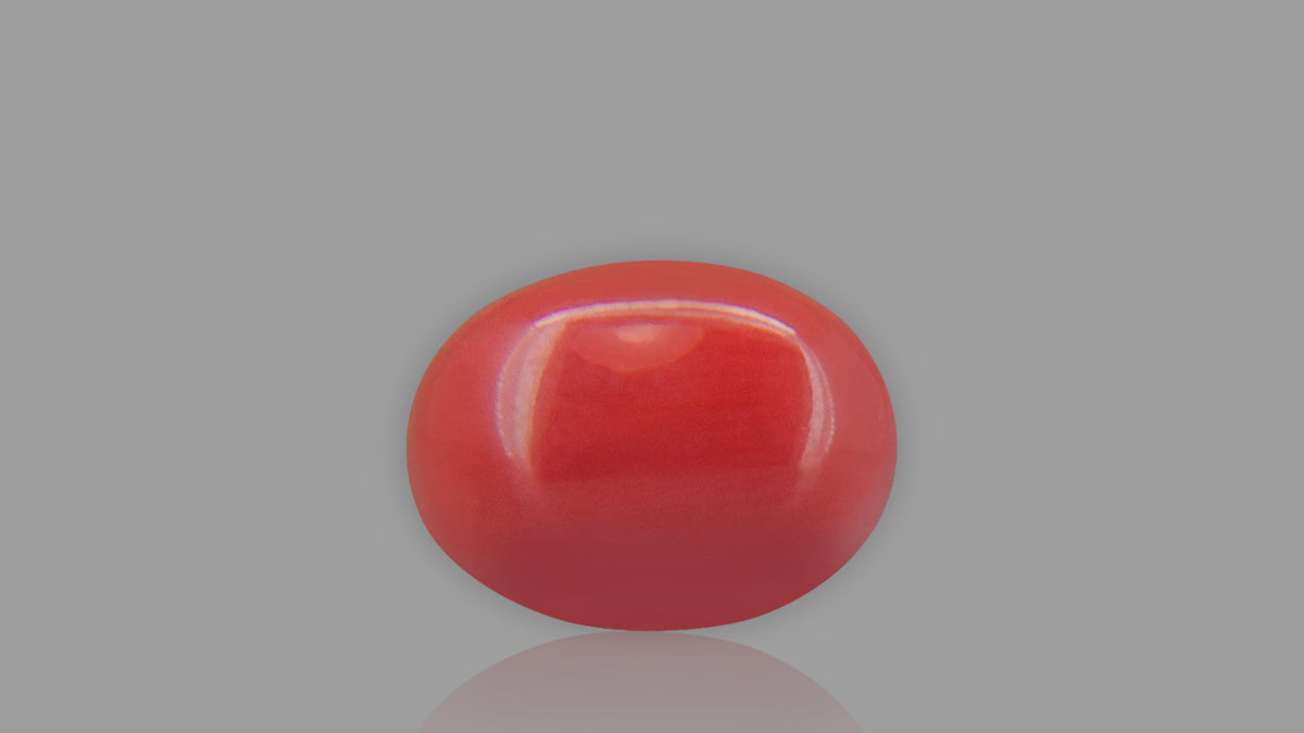 Buy 1.80 Carat Red Coral Stone from Only Natural Gemstones