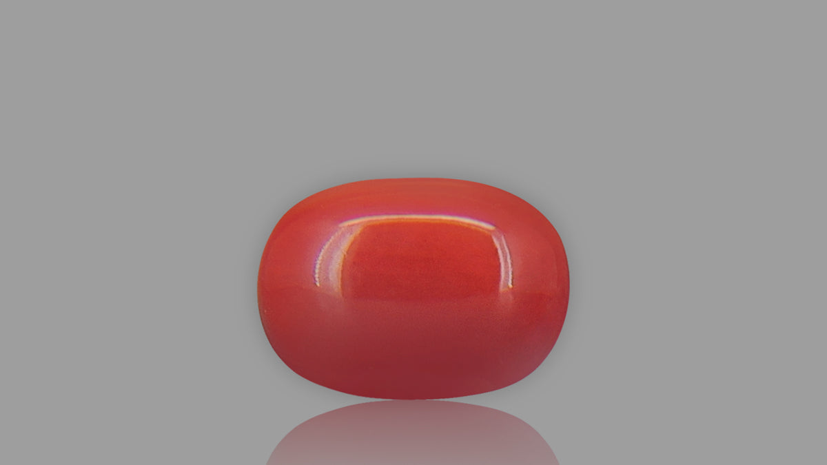 Buy 1.95 Carat Red Coral Stone from Only Natural Gemstones