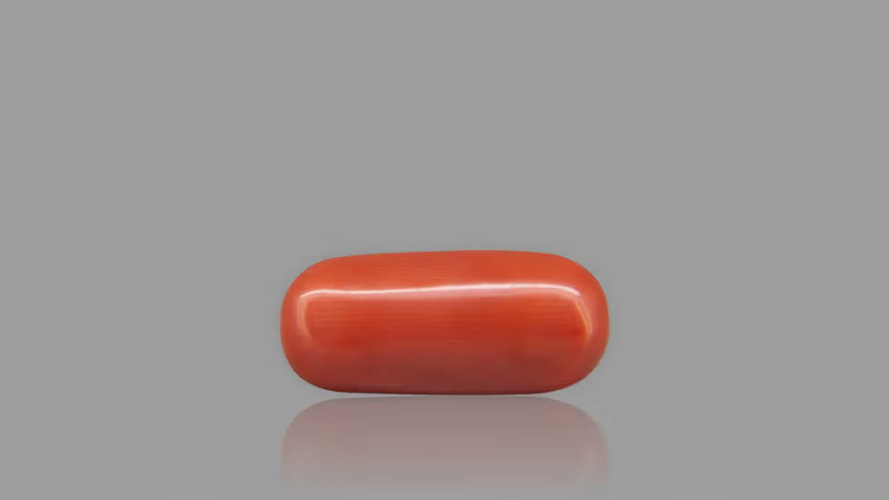 Buy 8.13 Carat Red Coral Stone from Only Natural Gemstones