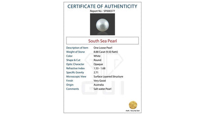 Buy GJI Certified 8.88 Carat Pearls with lifetime guarantee