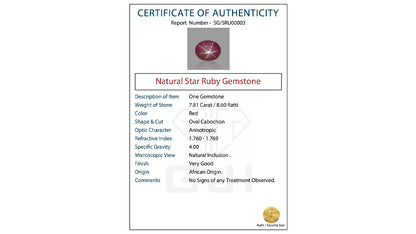 Buy GJI Certified 7.81 Carat Fancy Sapphire with lifetime guarantee