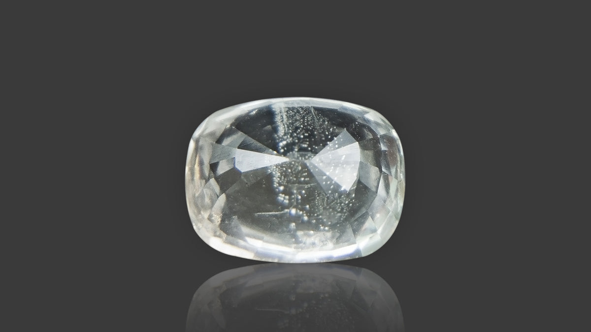 Buy Natural Ceylon (Sri Lanka) White Sapphire weighing 2.22 Carat at Best Price