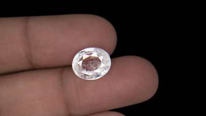Buy Natural 5.68 Carat White Sapphire Stone at best price online