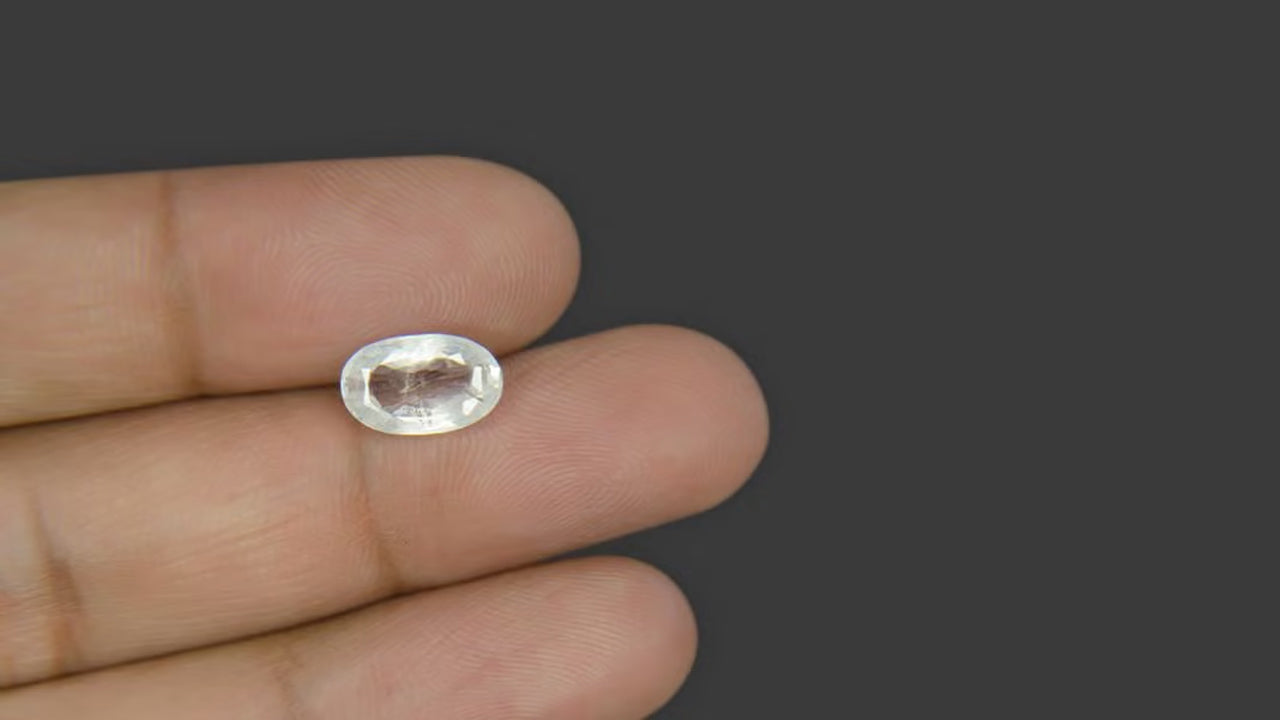 Buy Natural 2.90 Carat White Sapphire Stone at best price online