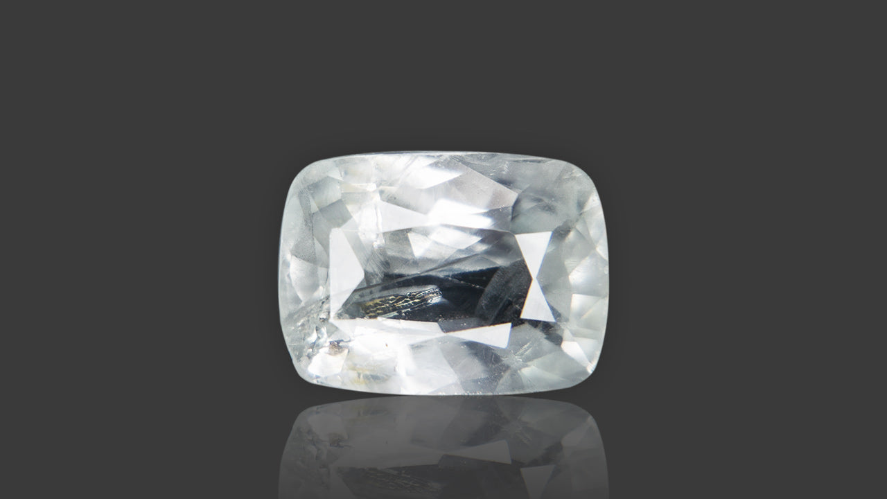 Buy 5.96 Carat White Sapphire Stone from Only Natural Gemstones