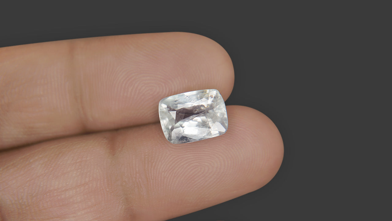 Buy Natural 5.96 Carat White Sapphire Stone at best price online