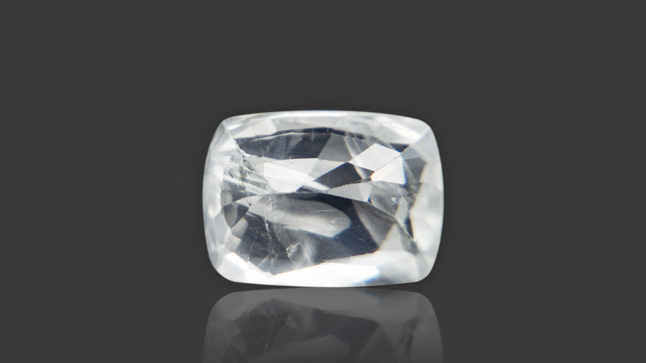 Buy Natural Ceylon (Sri Lanka) White Sapphire weighing 5.96 Carat at Best Price