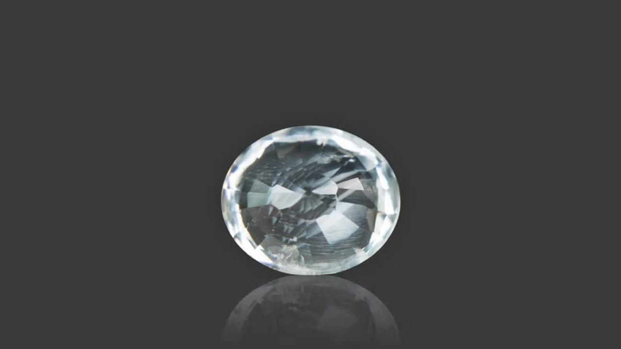 Buy Natural Ceylon (Sri Lanka) White Sapphire weighing 5.32 Carat at Best Price