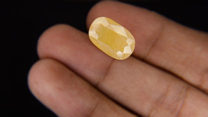 Buy Natural 8.03 Carat Yellow Sapphire Stone at best price online