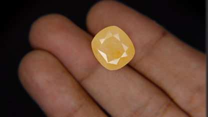 Buy Natural 8.69 Carat Yellow Sapphire Stone at best price online