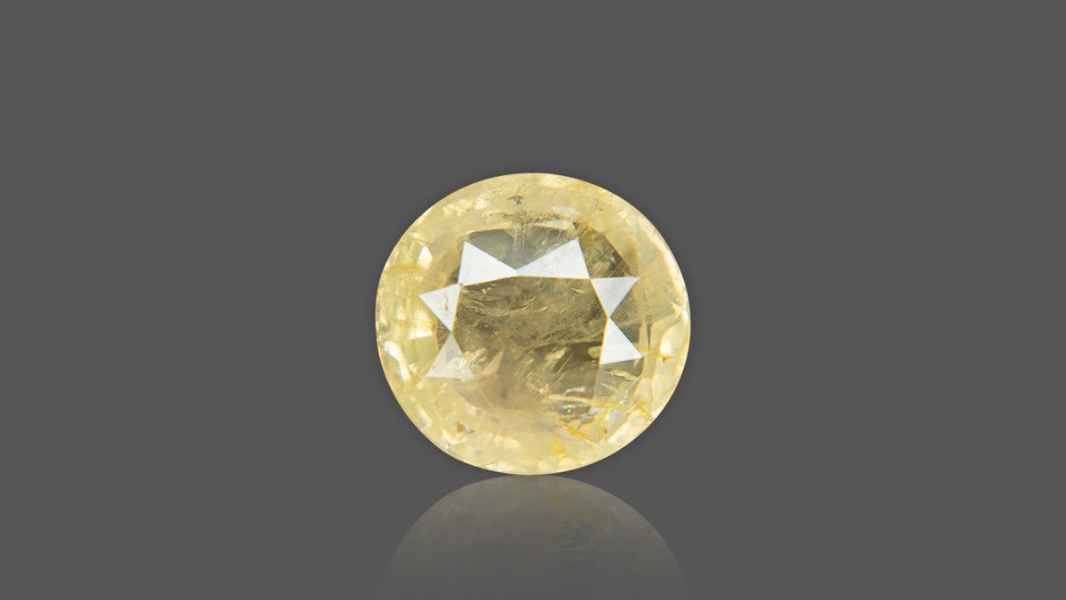 Buy 8.69 Carat Yellow Sapphire Stone from Only Natural Gemstones