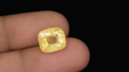 Buy Natural 8.55 Carat Yellow Sapphire Stone at best price online