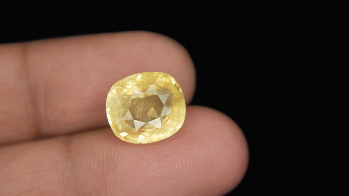 Buy Natural 10.01 Carat Yellow Sapphire Stone at best price online