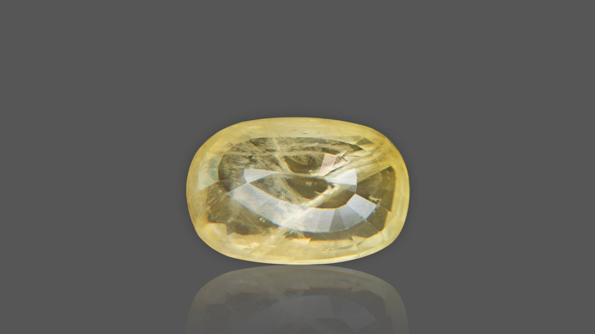 Buy Natural Ceylon (Sri Lanka) Yellow Sapphire weighing 7.51 Carat at Best Price