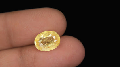 Buy Natural 5.44 Carat Yellow Sapphire Stone at best price online