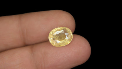 Buy Natural 7.32 Carat Yellow Sapphire Stone at best price online