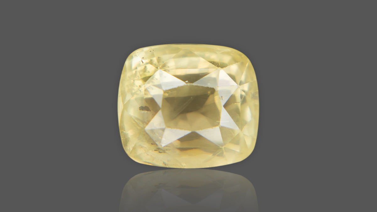 Buy 8.26 Carat Yellow Sapphire Stone from Only Natural Gemstones