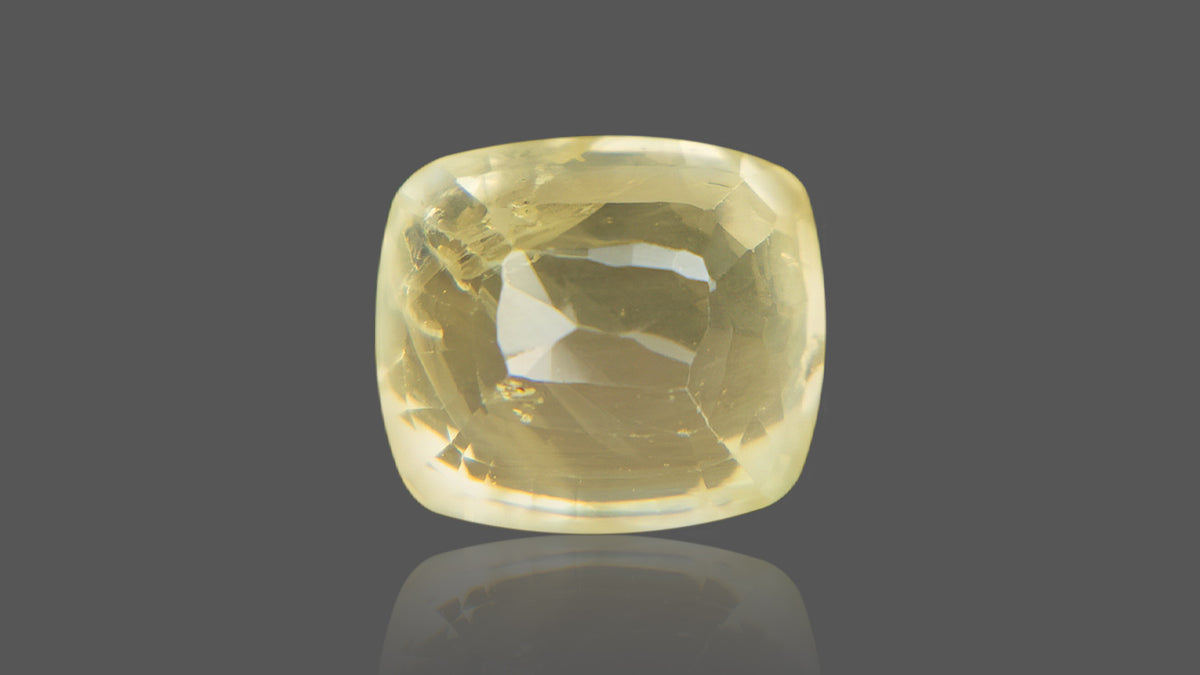 Buy Natural Ceylon (Sri Lanka) Yellow Sapphire weighing 8.26 Carat at Best Price