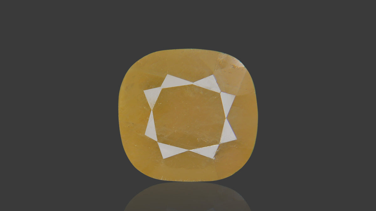Buy 10.18 Carat Yellow Sapphire Stone from Only Natural Gemstones
