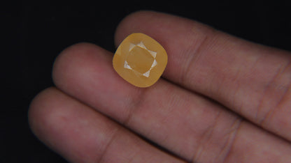 Buy Natural 10.18 Carat Yellow Sapphire Stone at best price online