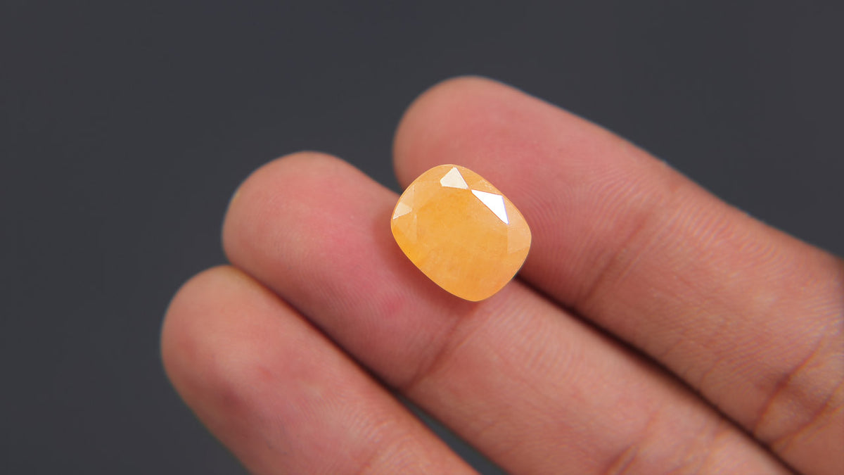 Buy Natural 9.39 Carat Yellow Sapphire Stone at best price online