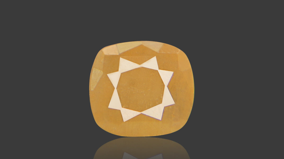 Buy 5.85 Carat Yellow Sapphire Stone from Only Natural Gemstones