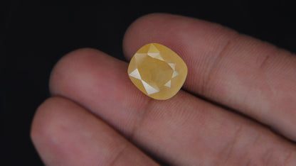 Buy Natural 9.24 Carat Yellow Sapphire Stone at best price online