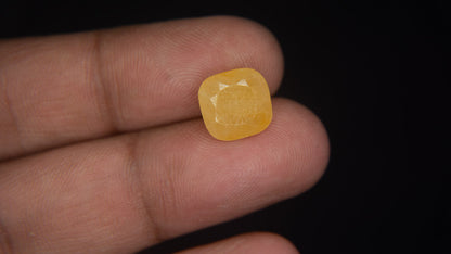 Buy Natural 5.66 Carat Yellow Sapphire Stone at best price online