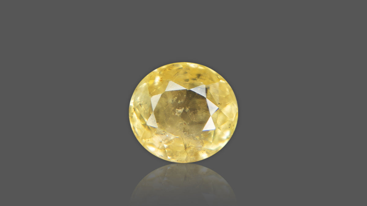 Buy 3.53 Carat Yellow Sapphire Stone from Only Natural Gemstones