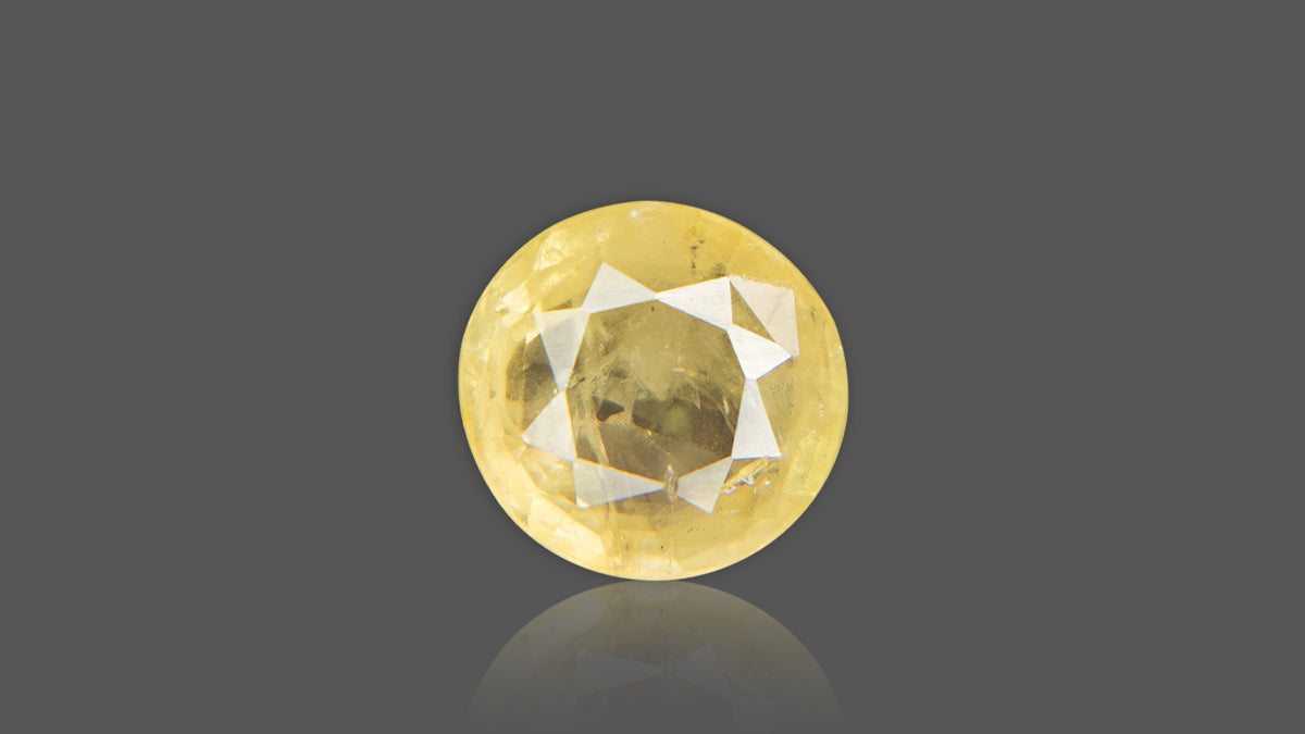 Buy 4.67 Carat Yellow Sapphire Stone from Only Natural Gemstones