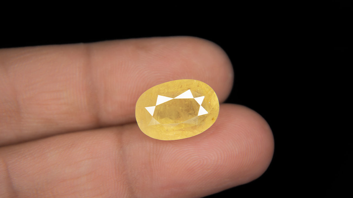Buy Natural 15.99 Carat Yellow Sapphire Stone at best price online