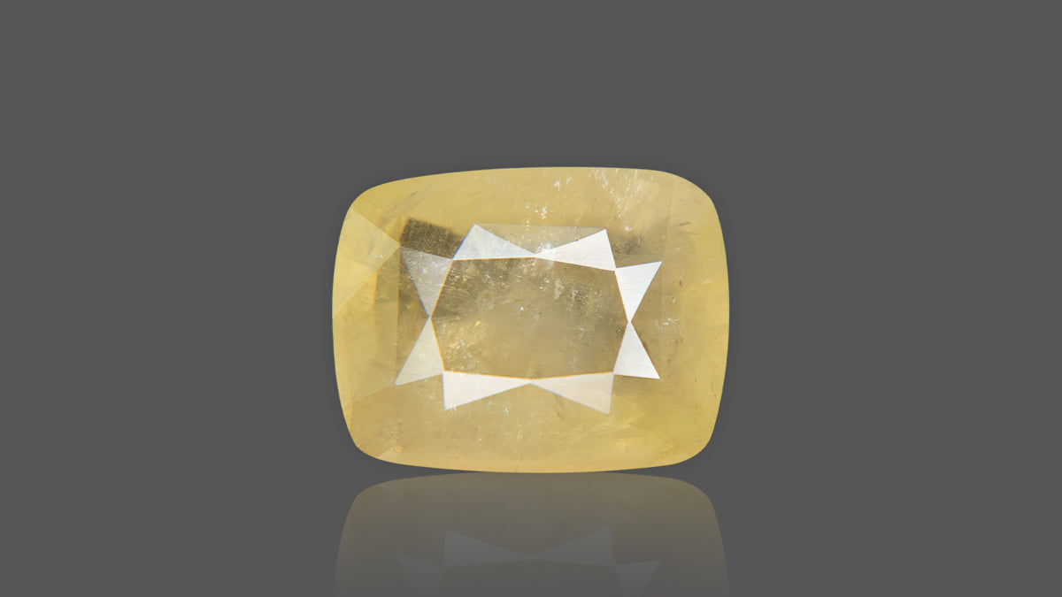 Buy 8.57 Carat Yellow Sapphire Stone from Only Natural Gemstones