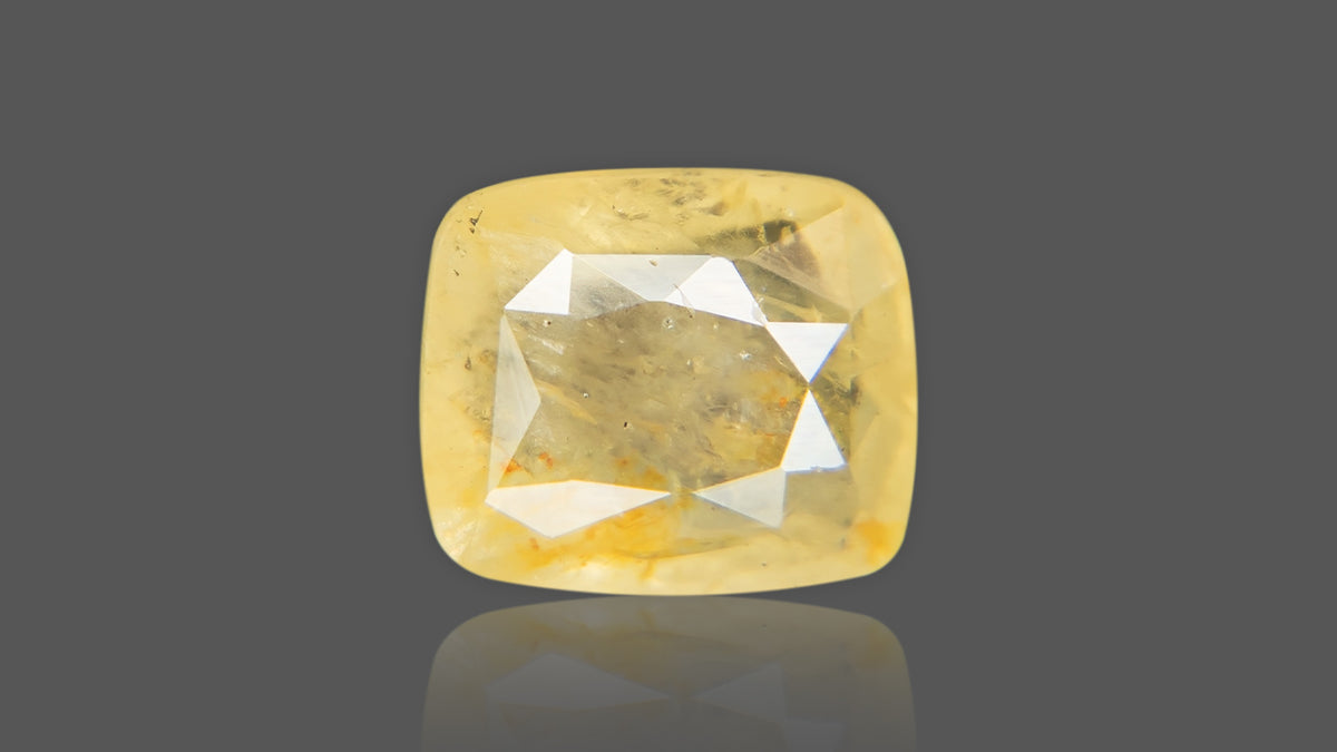 Buy 8.16 Carat Yellow Sapphire Stone from Only Natural Gemstones