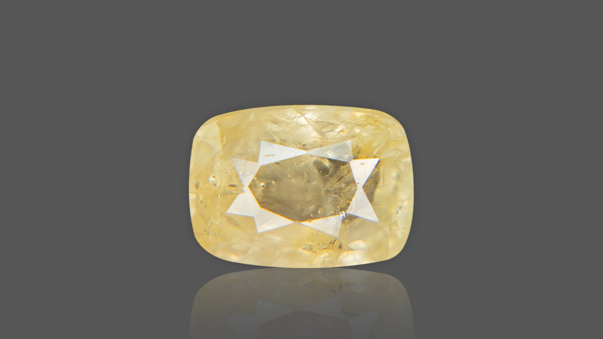 Buy 5.95 Carat Yellow Sapphire Stone from Only Natural Gemstones