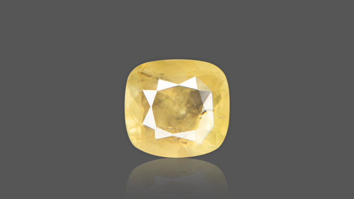 Buy 4.60 Carat Yellow Sapphire Stone from Only Natural Gemstones