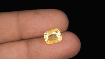 Buy Natural 3.27 Carat Yellow Sapphire Stone at best price online