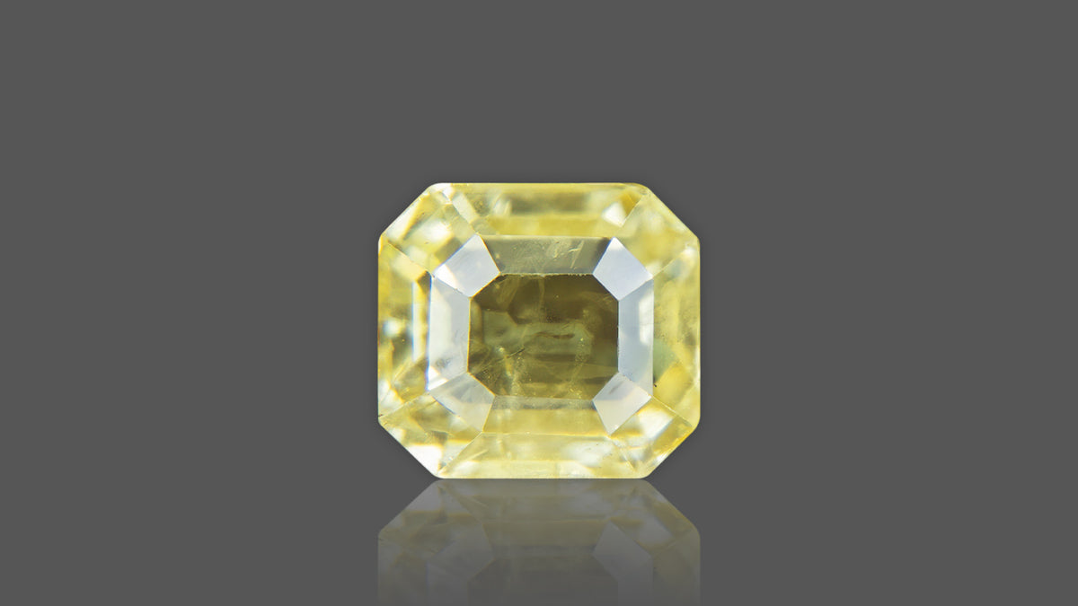 Buy 7.48 Carat Yellow Sapphire Stone from Only Natural Gemstones