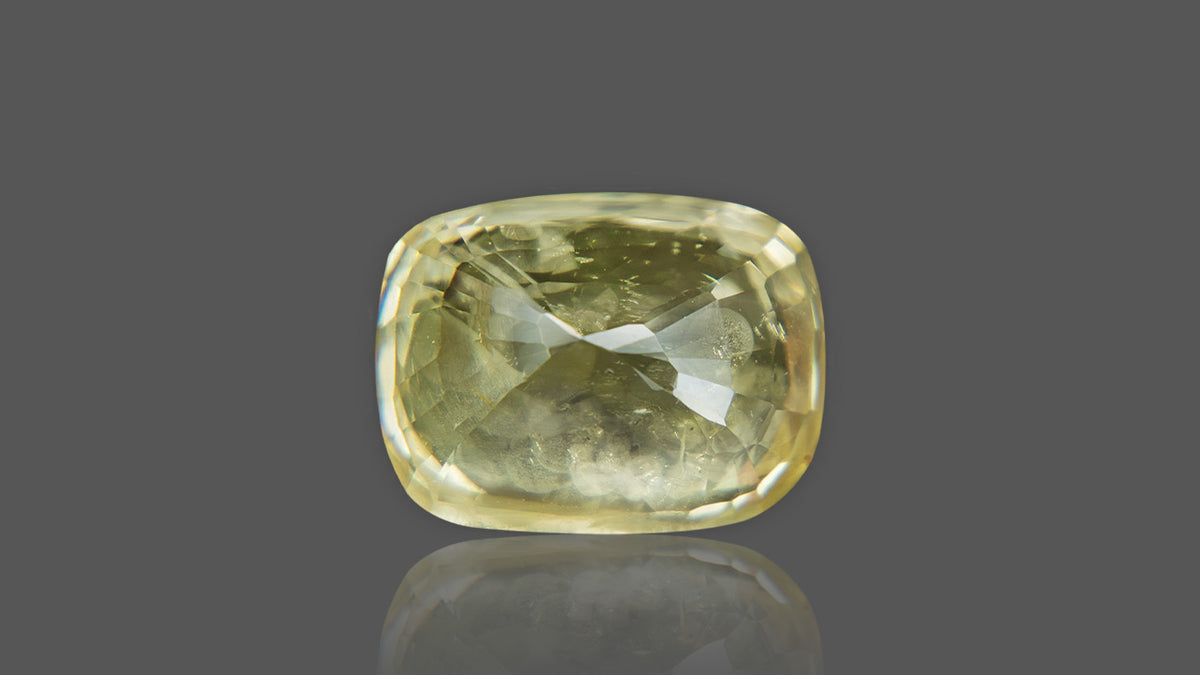 Buy Natural Ceylon (Sri Lanka) Yellow Sapphire weighing 8.53 Carat at Best Price