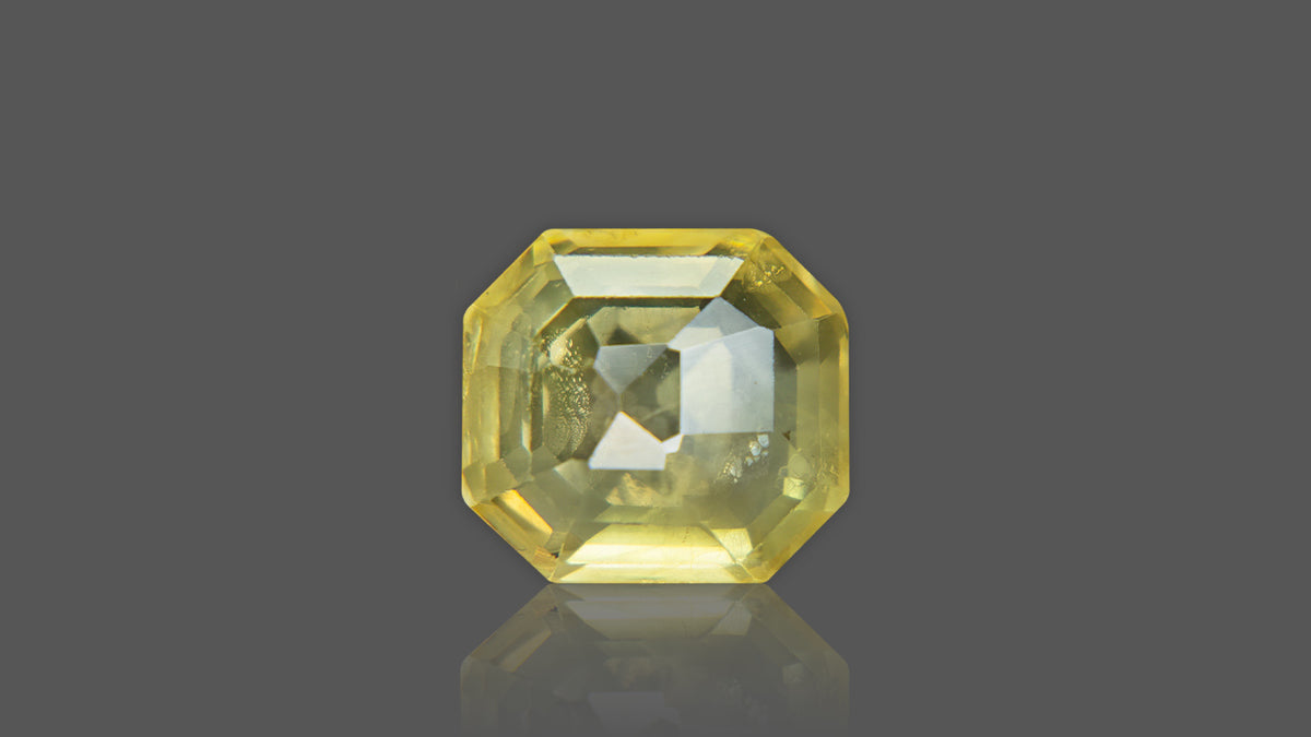 Buy Natural Ceylon (Sri Lanka) Yellow Sapphire weighing 7.55 Carat at Best Price