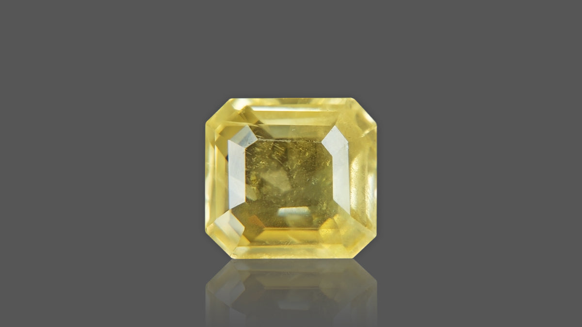 Buy 6.58 Carat Yellow Sapphire Stone from Only Natural Gemstones