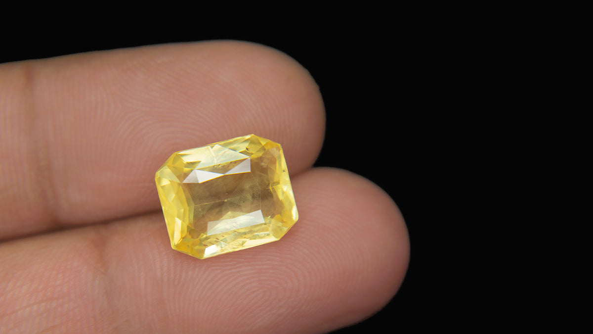 Buy Natural 7.93 Carat Yellow Sapphire Stone at best price online