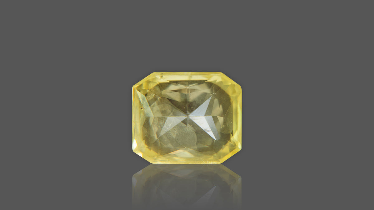 Buy Natural Ceylon (Sri Lanka) Yellow Sapphire weighing 7.93 Carat at Best Price