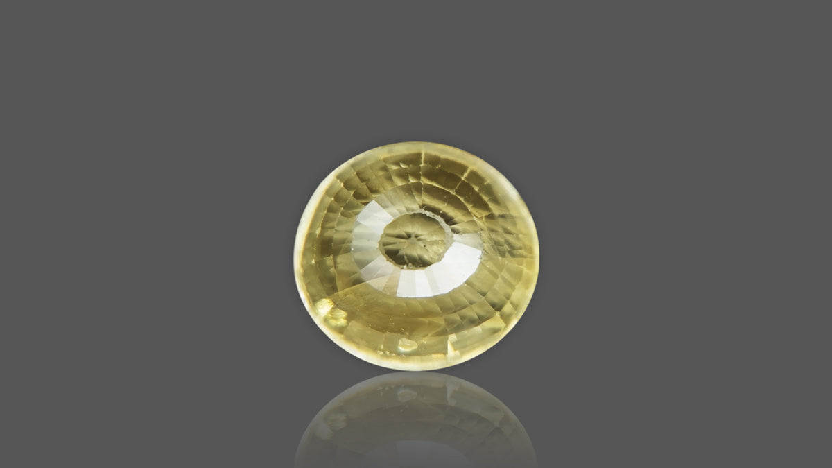 Buy Natural Ceylon (Sri Lanka) Yellow Sapphire weighing 6.62 Carat at Best Price