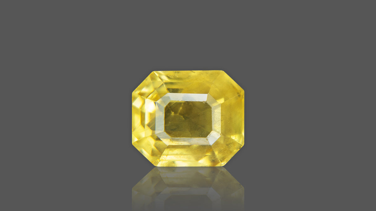 Buy 4.33 Carat Yellow Sapphire Stone from Only Natural Gemstones