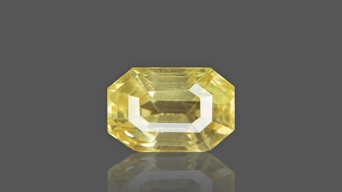 Buy 8.61 Carat Yellow Sapphire Stone from Only Natural Gemstones