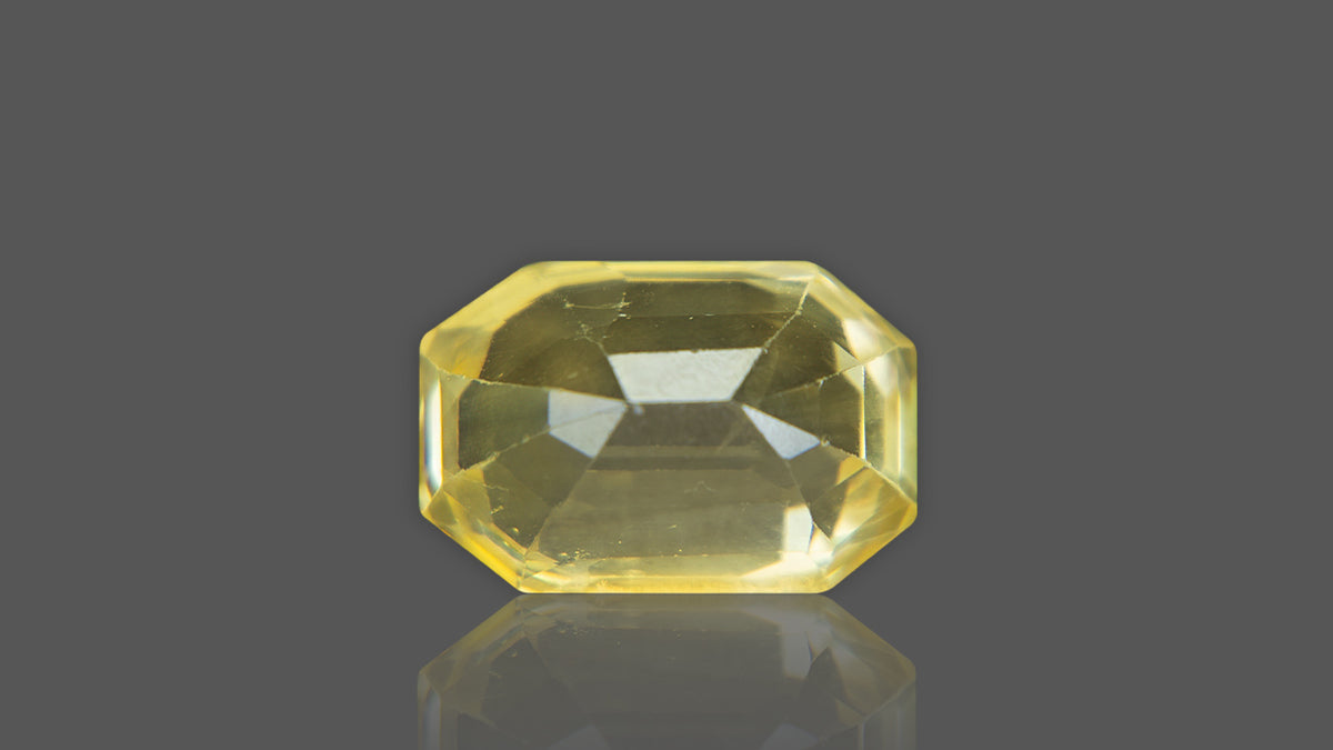 Buy Natural Ceylon (Sri Lanka) Yellow Sapphire weighing 8.61 Carat at Best Price