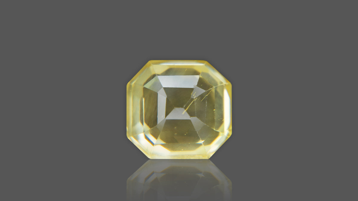 Buy Natural Ceylon (Sri Lanka) Yellow Sapphire weighing 7.38 Carat at Best Price