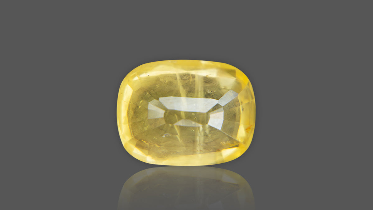 Buy Natural Ceylon (Sri Lanka) Yellow Sapphire weighing 9.27 Carat at Best Price
