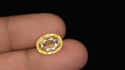 Buy Natural 6.62 Carat Yellow Sapphire Stone at best price online